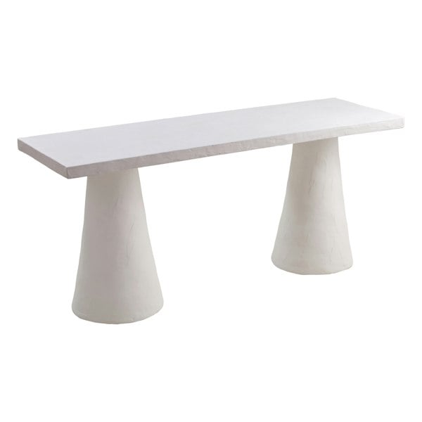 Furniture Edit Dayana Plaster Desk Console