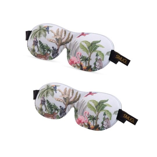 Contoured Sleep Mask Twin Pack Sets - Various Designs - Jungle
