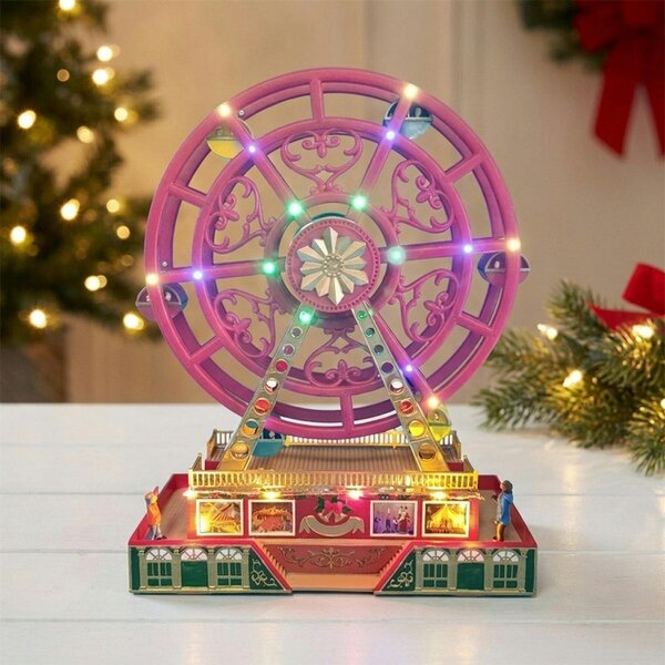 Garden Greatness Festive Animated LED Ferris Wheel Light