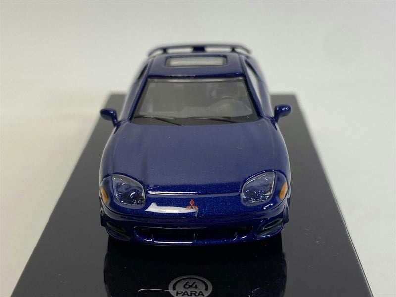 mitsubishi 3000gt gto mariana blue metallic lhd 1:64 paragon 55138