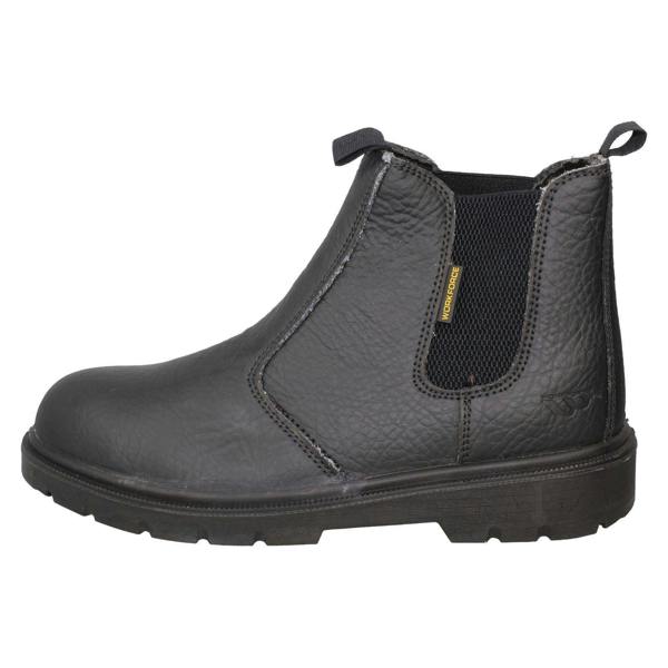Workforce Mens Workforce Pull On Steel Toe Cap Safety Boots WF16/17-P