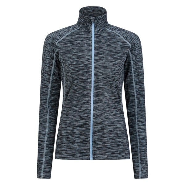 Mountain Warehouse Womens/Ladies Bend & Stretch Full Zip Midlayer - Dark Blue