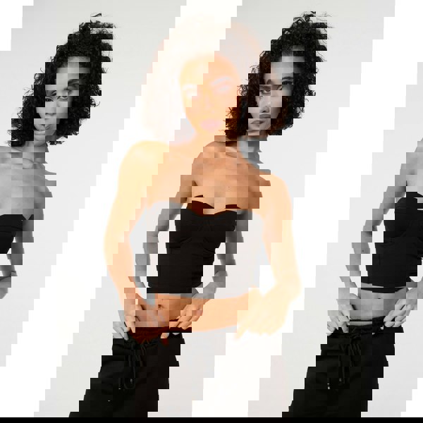 Pink Vanilla Bustier Jersey Zip Back