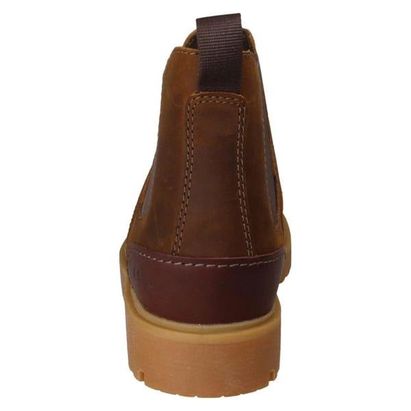 Clarks Mens Clarks Leather Smart Chelsea Boot Rossdale Top