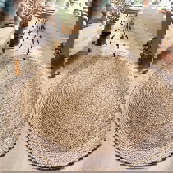 Origins Jute Border Natural White