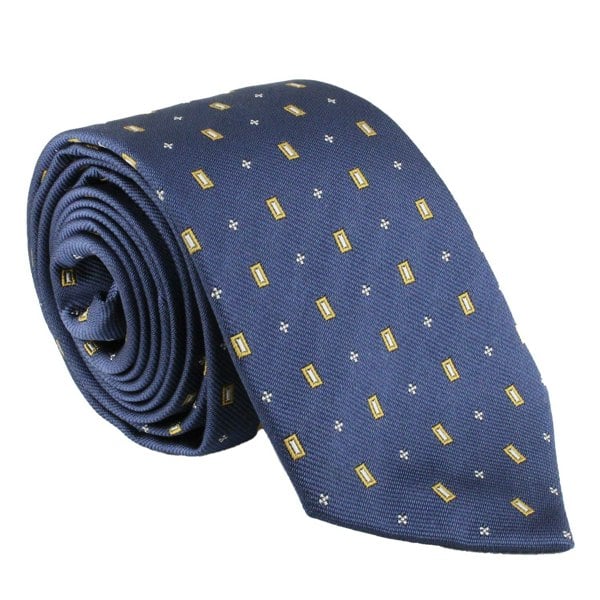 Dunhill luxurious mulberry silk tie in a woven neats pattern