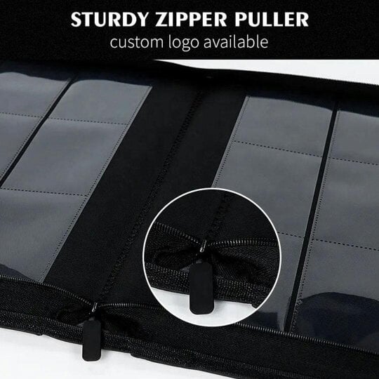 Havendro Trading Card Album 252 Slot Top Loader Holder Card Binder Card Folder Black Gift