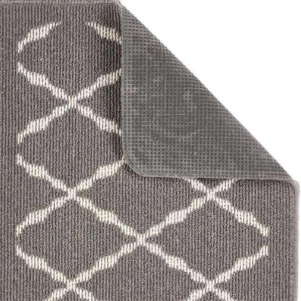 The Rugs Durable Washable Mats & Runners with Diamond Design
