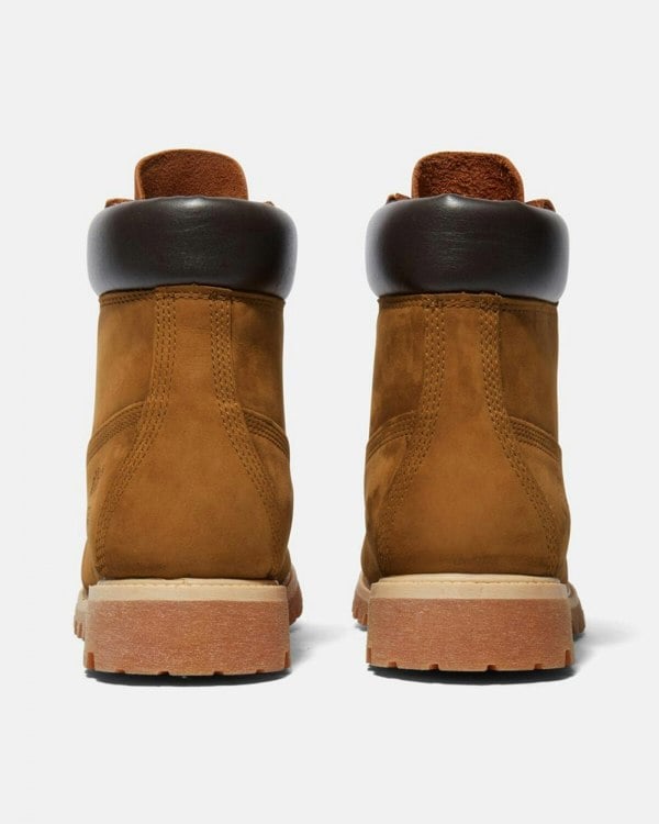 Timberland 6 Inch Premium Mens Waterproof Boots - Dark Wheat Nubuck