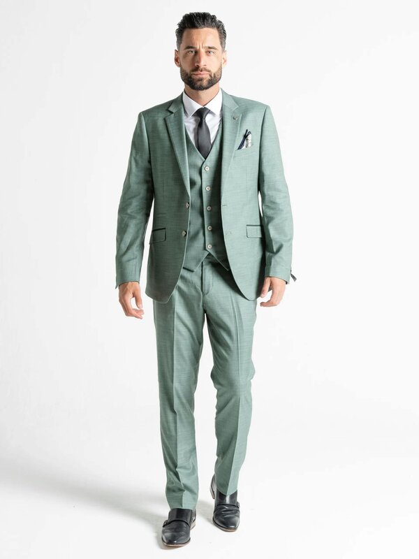 V2 Classic Henry - Light Green Three Piece Suit