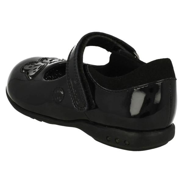 Clarks Girls Clarks Light Up School Shoes Trixi Rose