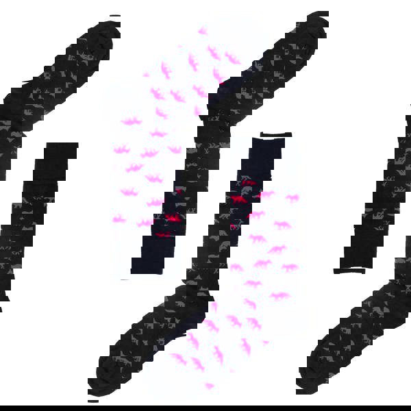 Jemsox Lone Fox Design Mens Socks – Organic Cotton Super Soft