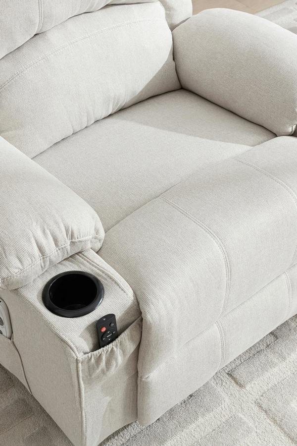 Living and Home Electric Single-Seat Recliner Chair with Heating & Massage Function