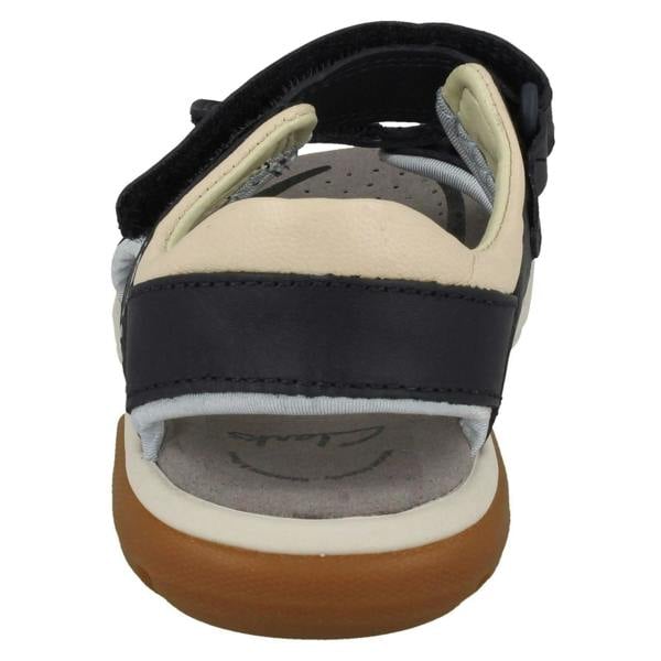 Clarks Boys Clarks Hook And Loop Sandals Rocco Wave K