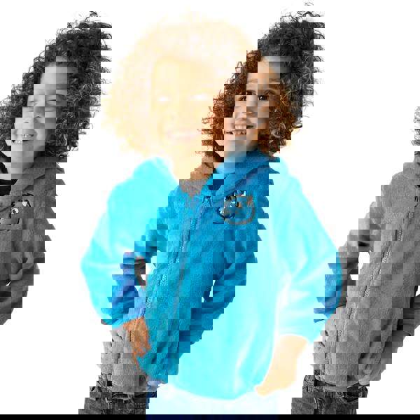 Regatta Childrens/Kids Spike The Monster Fleece Jacket - Hydro Blue - 