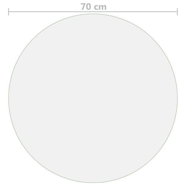 Berkfield Table Protector Matt �_�”�_ 70 cm 2 mm PVC