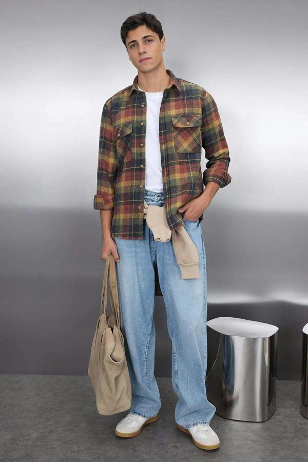 WOVCOR Double Pocket Lumberjack Argyle Men’s Shirt