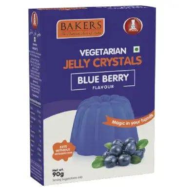 BAKERS JELLY CRYSTALS BLUE BERRY 90g