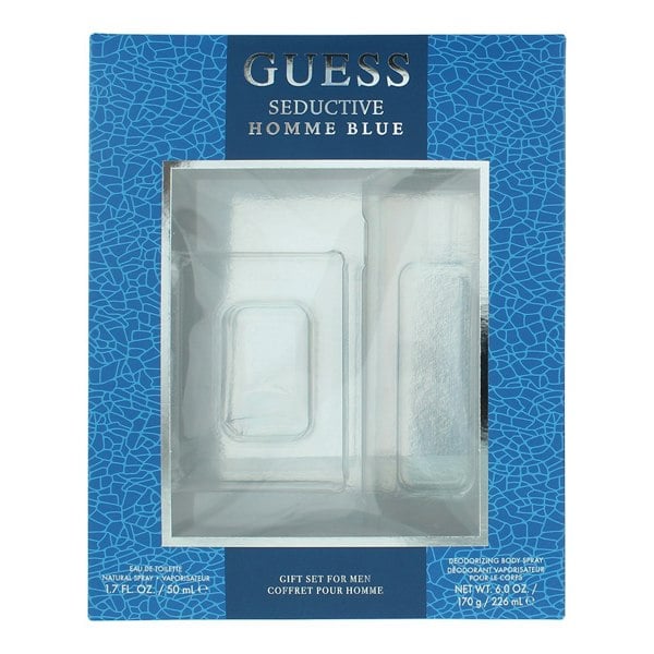 Guess Seductive Homme Blue 2 Piece Gift Set: Eau de Toilette 50ml - Body Spray 226ml
