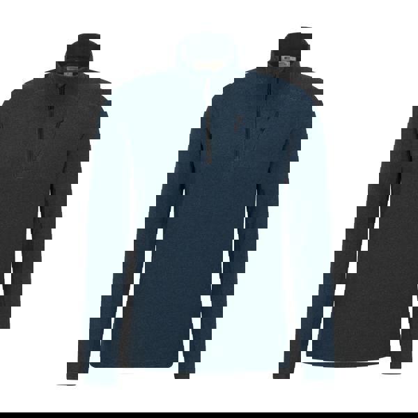 Mountain Warehouse Mens Ridge Half Zip Fleece Top - Blue