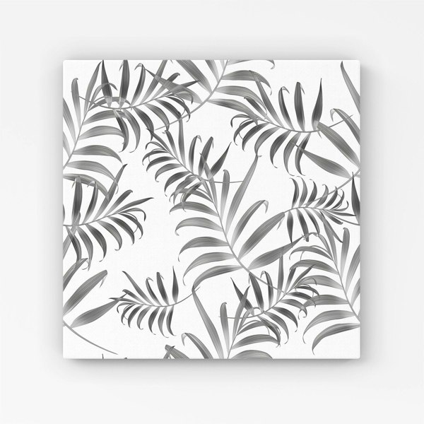 Warren Reed Hawaiian Style Palm Leaves Canvas