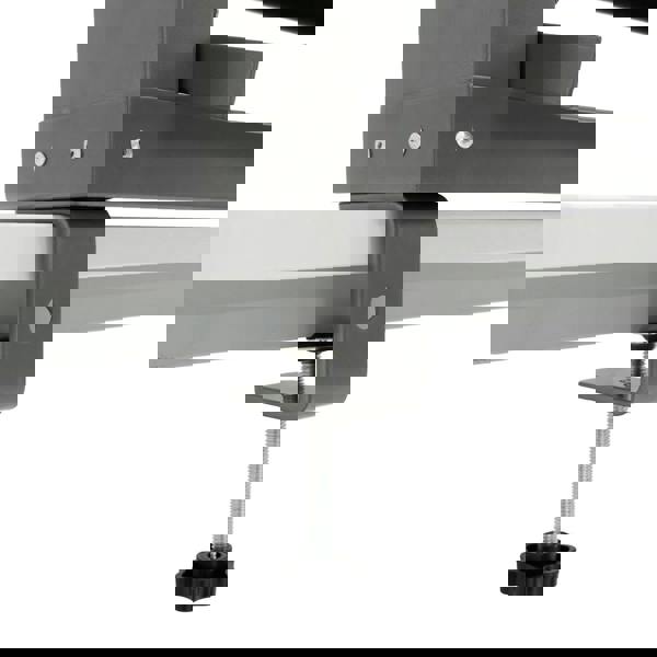 Manual hand wringer featuring a sturdy gray metal clamp, adjustable screw mechanism, and durable construction for easy use