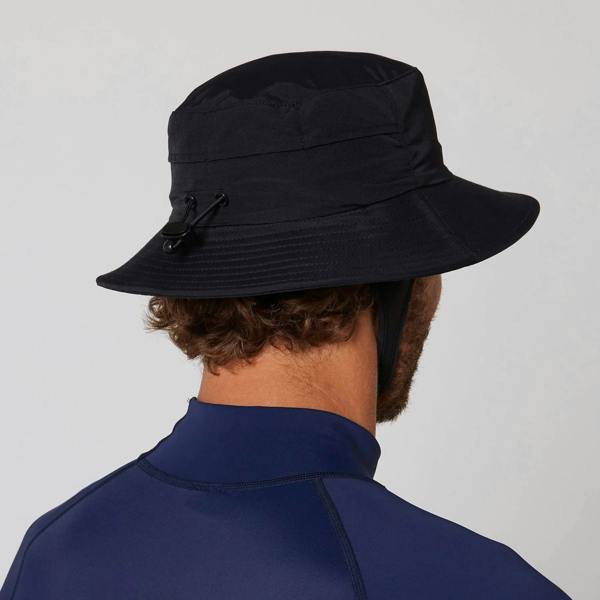 Ocean & Earth Mens Bingin Soft Peak Surf Hat Black