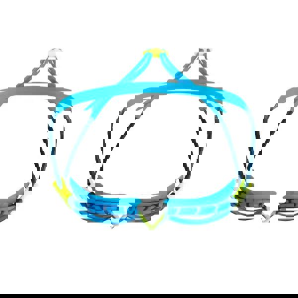 Zoggs Junior Predator Goggle in blue and green with adjustable straps