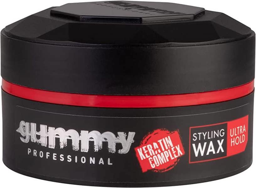 Gummy Ultra Hold Hair Wax Red 150ml strong styling wax for men