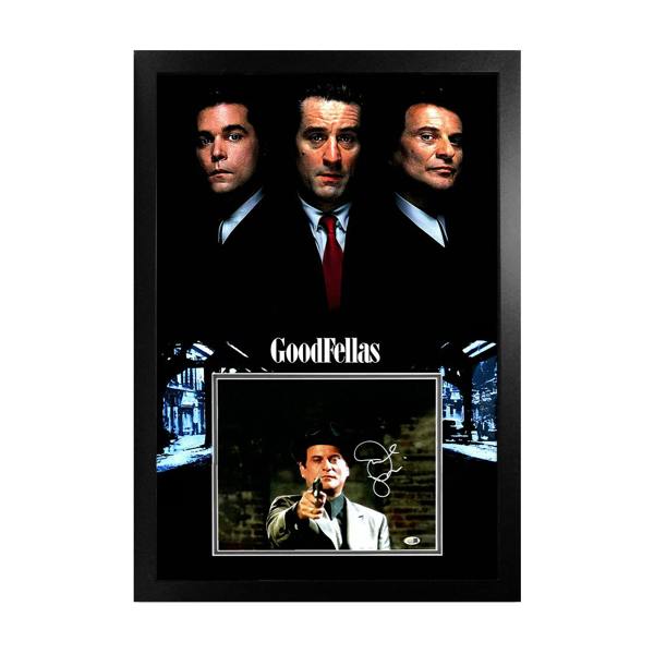 Joe Pesci Signed Goodfellas Image Premium Frame (JSA)
