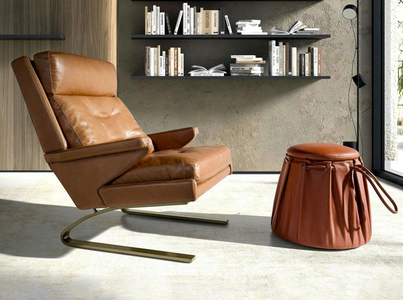 Angel Cerdá Camel Leather Armchair 5157
