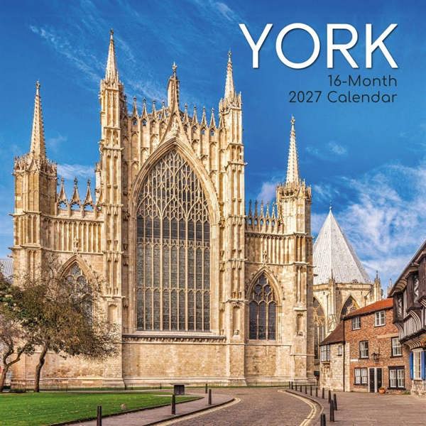 York Calendar 2027, Wall Calendars, Month To View, Travel, Gift