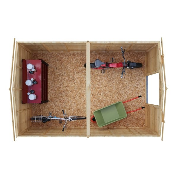 Shire Overlap Double Door No windows 12x8 Storage Shed