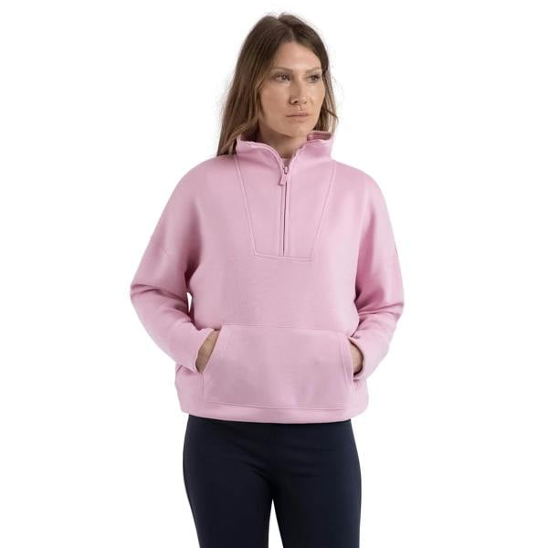 Trespass Womens/Ladies Jean Half Zip Sweatshirt - Carnation - 