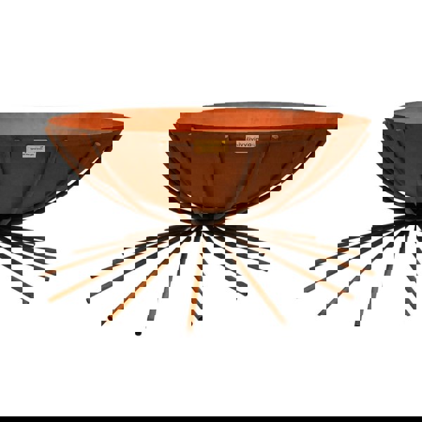 Ivyline Outdoor Metal Dakota Firebowl