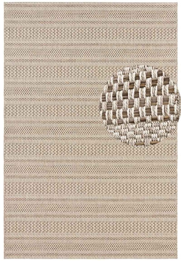 Indoor - Outdoor Arras Natural Cream | Handmade-Look