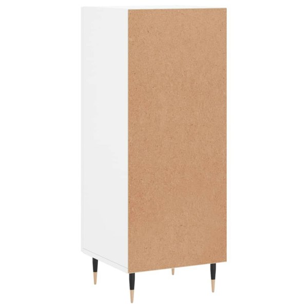 Berkfield Sideboard High Gloss White 34.5x34x90 cm Engineered Wood