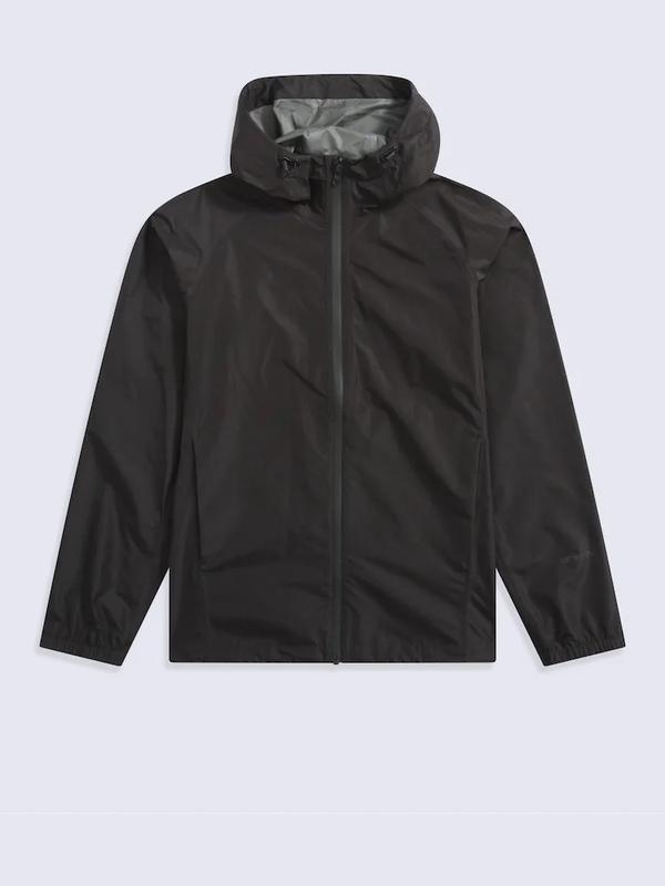Animal Mens Reid Long-Sleeved Waterproof Jacket - Black
