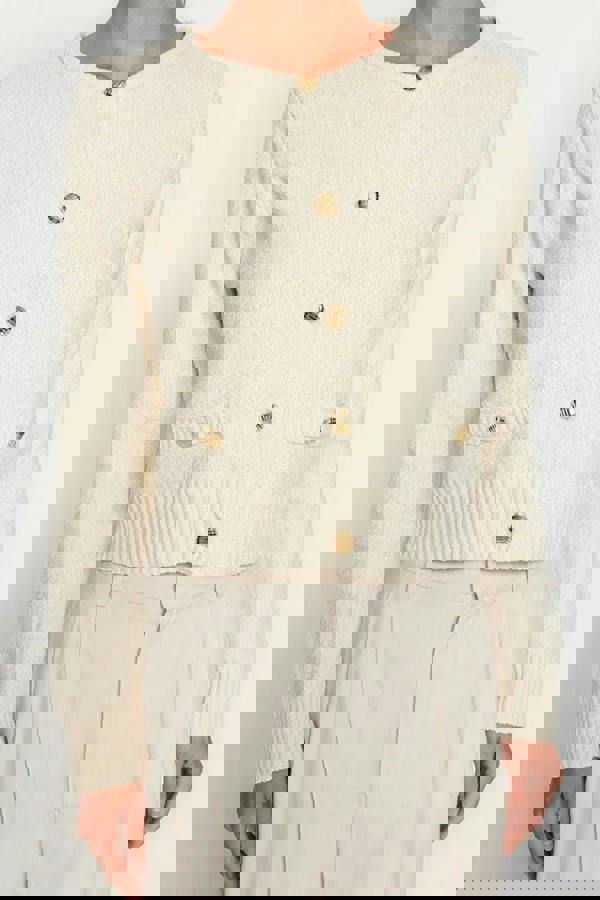 WOVCOR Knit Cardigan with Pocket Detail