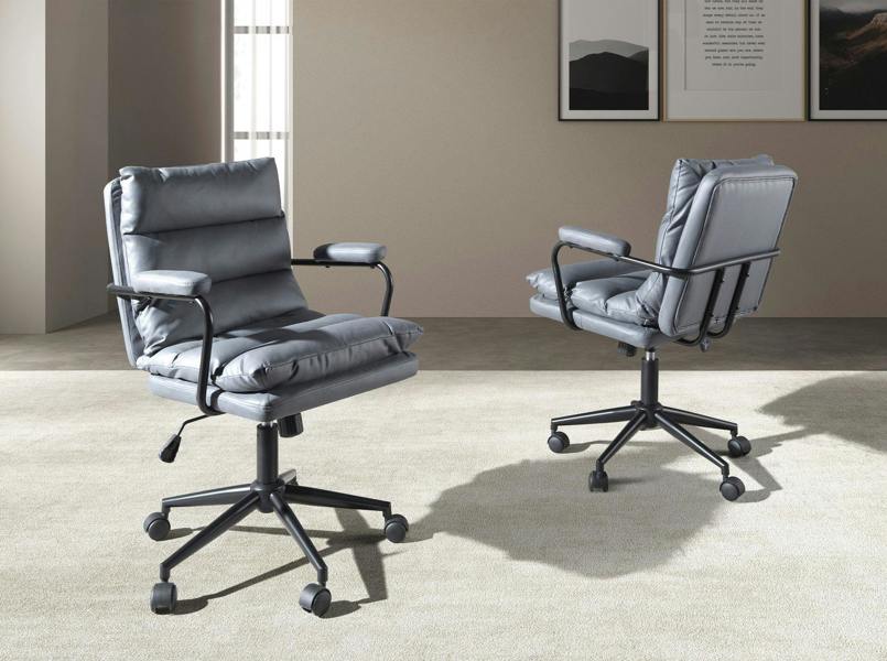 Angel Cerdá Office swivel chair grey fabric 4155