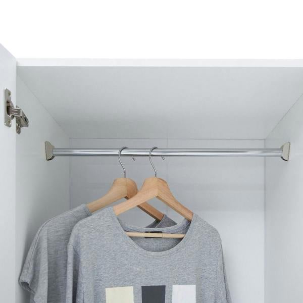 Timber Art Design Modern 2 Door Double Wardrobe with Hanging Rail – Bedroom Storage