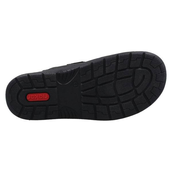 Rieker Mens Rieker Extra Wide Leather Mules Sandals 20394