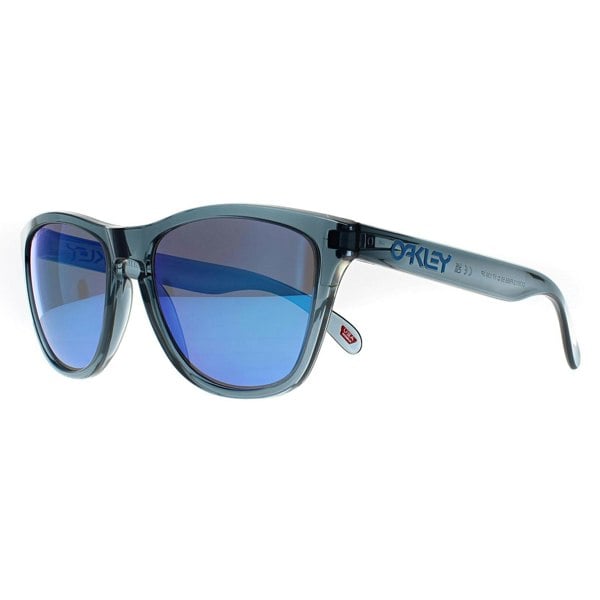 Oakley Sunglasses Frogskins OO9013-F6 Crystal Black Prizm Sapphire Polarized