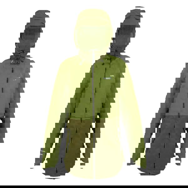 Regatta Womens/Ladies Hamara IV Waterproof Jacket - Nephrite Green/Camo Green - 