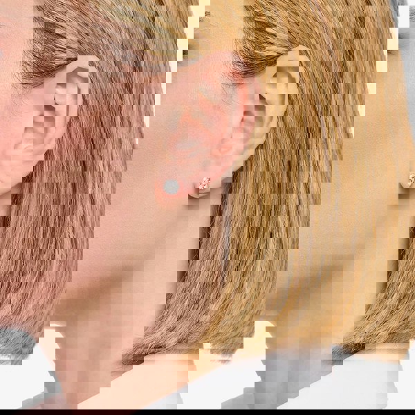 THOMAS SABO Large Sterling Silver Zirconia Stud Earrings H2300-051-14