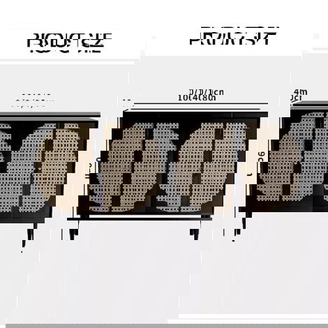 Debby Rattan Sideboard, Black-Rit Concept-Rit Concept