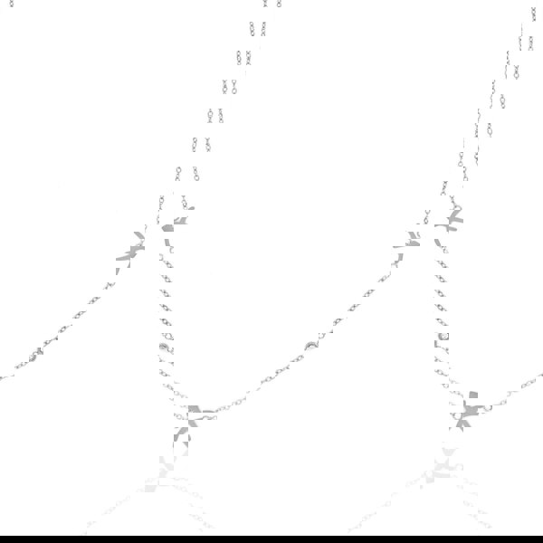 Say It With Sagittarius Necklace with CZ Stones - Silver Plated