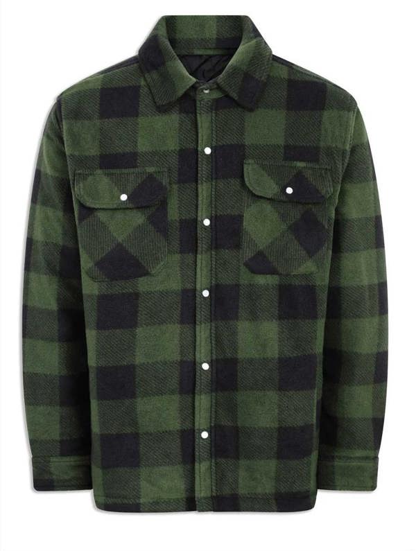 Green check Champion Kinross shirt an outstanding padded lumberjack shirt for men