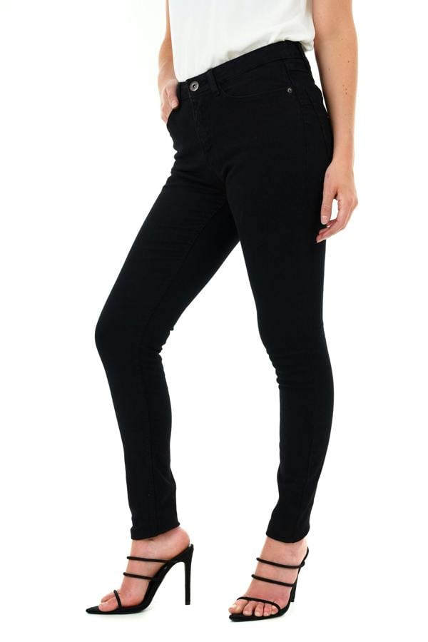 Smart Living Women's Classic Skinny Fit Denim Jeans - Black