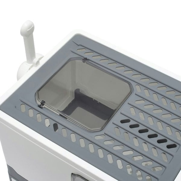 Anti Splash Enclosed Cat Litter Box Living and Home